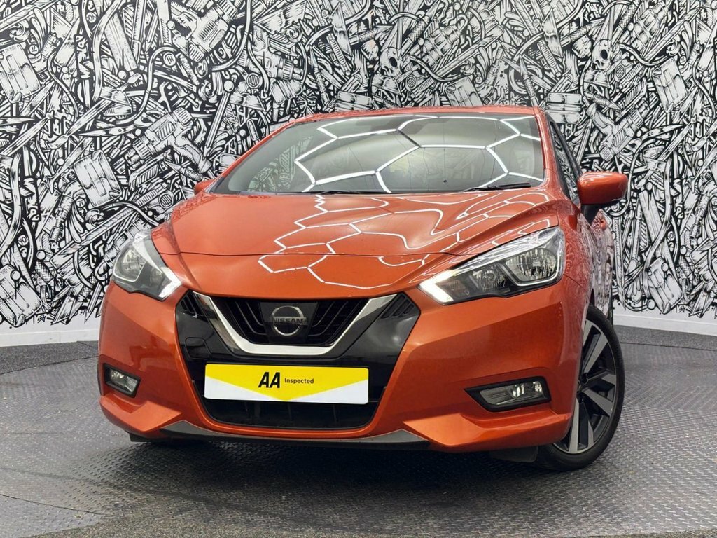 Nissan Micra 1L Tekna MM69YCL Orange #4