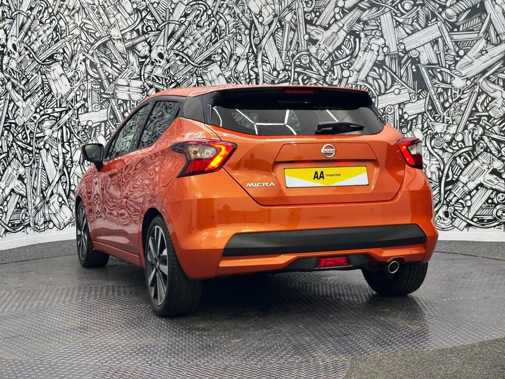 Nissan Micra 1L Tekna MM69YCL Orange #6