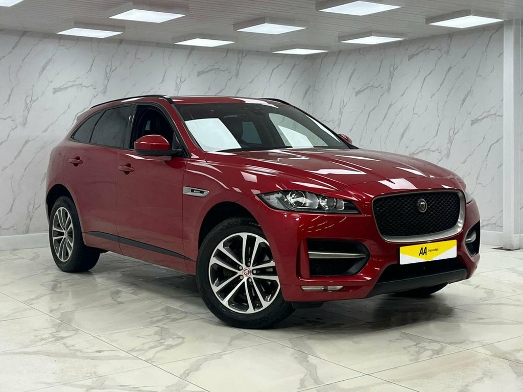 Jaguar F-Pace 2L R-sport SW19XWY Red #4