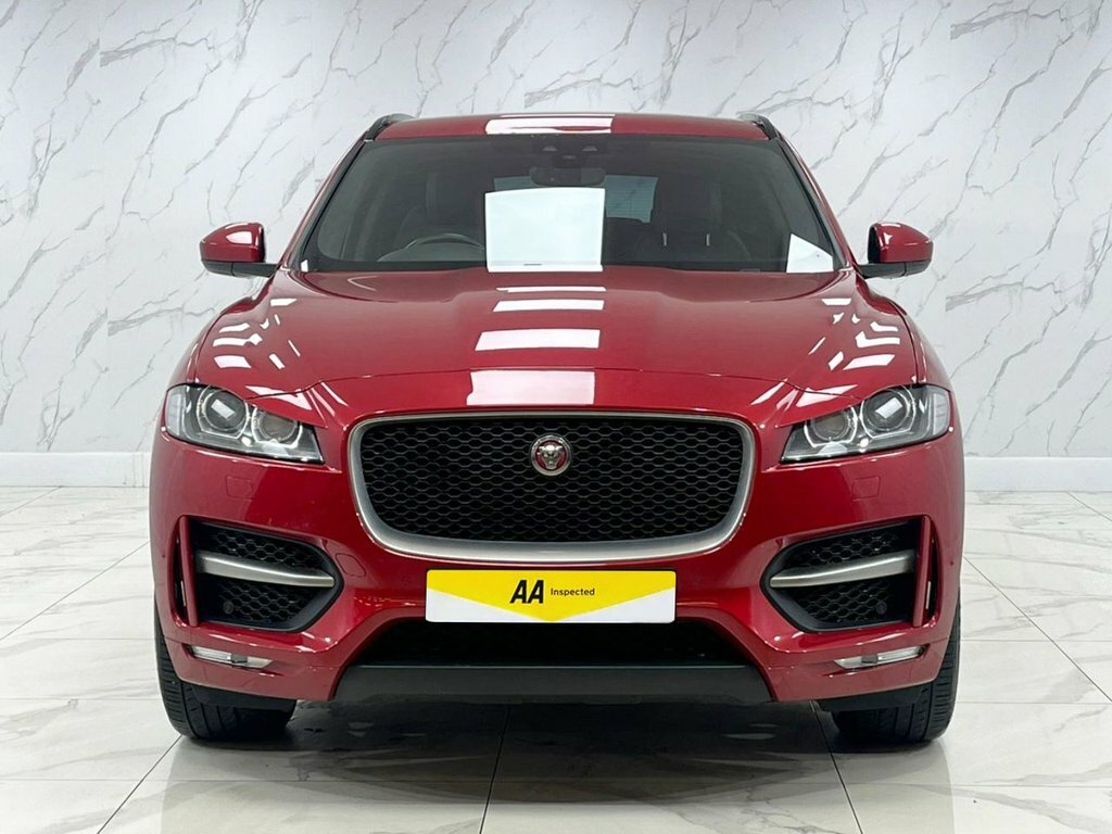Jaguar F-Pace 2L R-sport SW19XWY Red #3