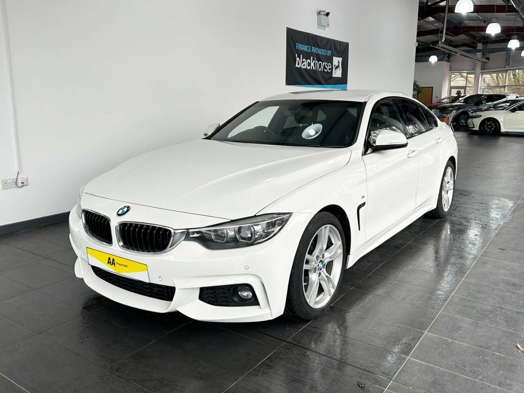 BMW 4 Series Gran Coupe 2L M Sport White #4