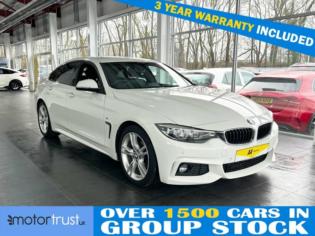 BMW 4 Series Gran Coupe 2L M Sport White