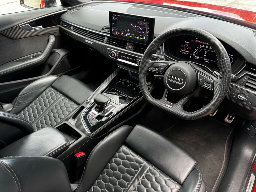Audi RS4 Avant 2.9 Tfsi V6 Carbon Black Tiptronic Quattro Euro 6 DG20AZJ Red #6