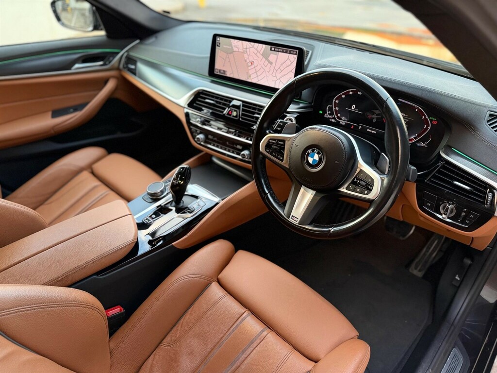 BMW 5 Series 2.0 520D Mht M Sport Steptronic Euro 6 Ss WK72HFJ Grey #4