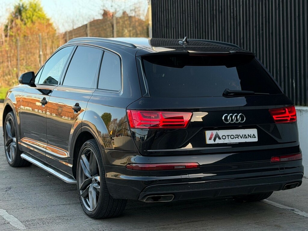 Audi Q7 3.0 Tdi V6 S Line Tiptronic Quattro Euro 6 Ss 5 LS65JHH Black #4