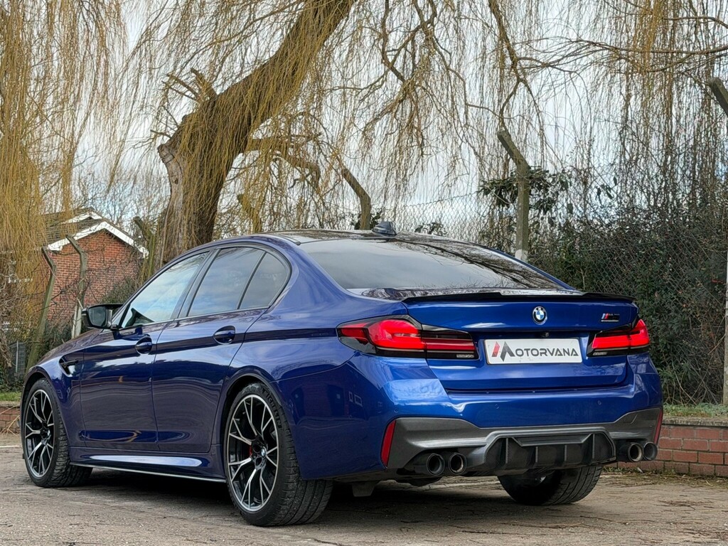 BMW M5 4.4I V8 Competition Steptronic Xdrive Euro 6 Ss LJ21HUU Blue #5