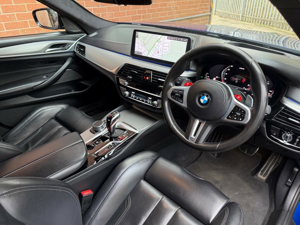 BMW M5 4.4I V8 Competition Steptronic Xdrive Euro 6 Ss LJ21HUU Blue #4