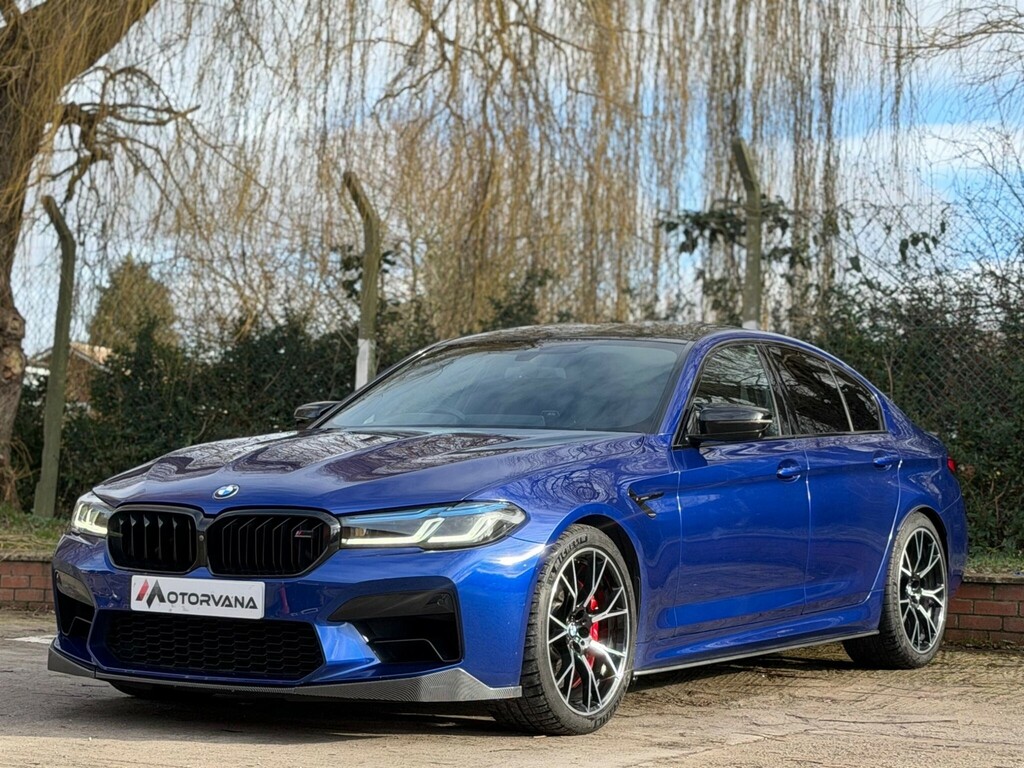 BMW M5 4.4I V8 Competition Steptronic Xdrive Euro 6 Ss LJ21HUU Blue #3