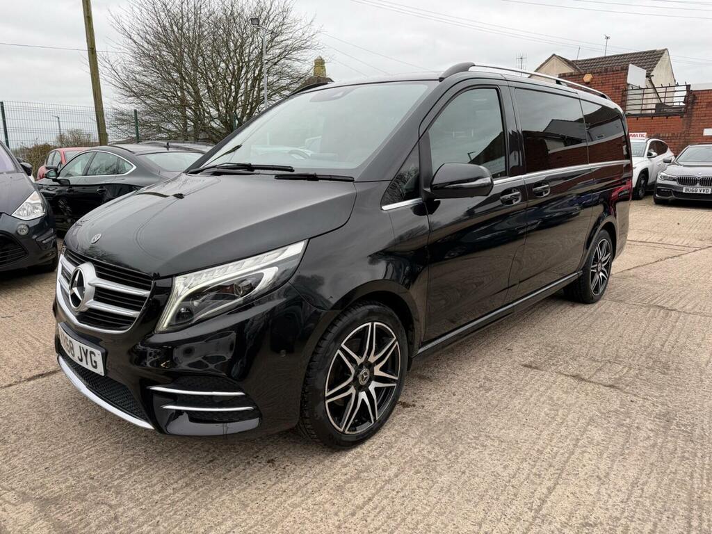 Mercedes-Benz V Class Mpv 2.2 V250d Amg Line G-tronic Euro 6 Ss KR68JYG Black #3