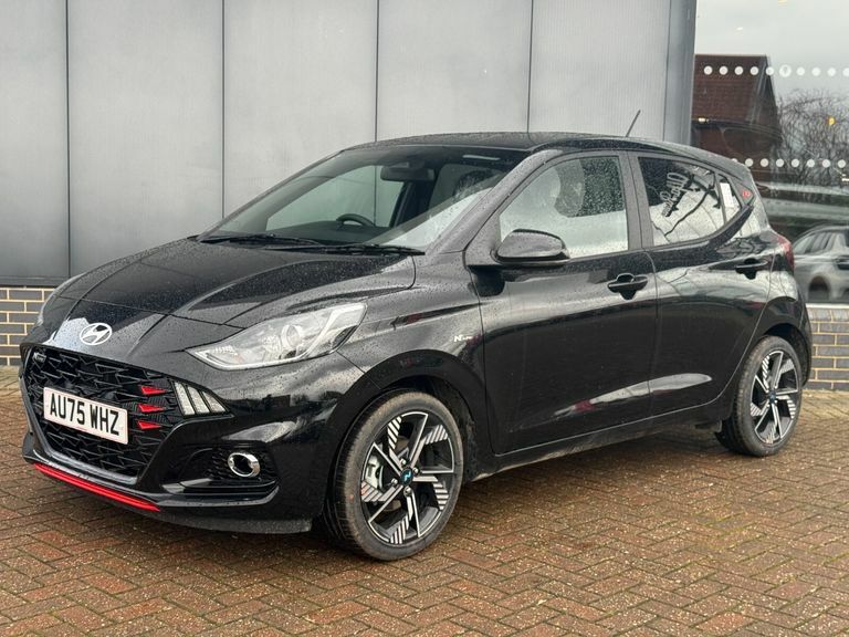 Hyundai I10 1.0T 90 N Line Nav AU75WHZ Black #5
