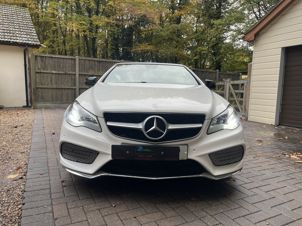 Mercedes-Benz E Class 2.1 E220 Cdi Amg Sport Convertible EN13MKP White #2