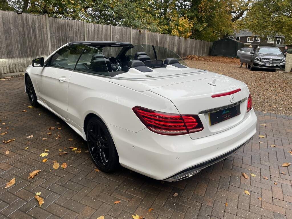 Mercedes-Benz E Class 2.1 E220 Cdi Amg Sport Convertible EN13MKP White #5