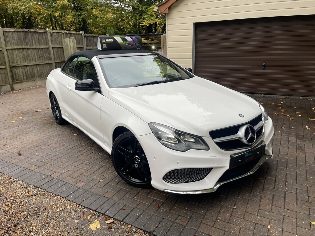 Mercedes-Benz E Class 2.1 E220 Cdi Amg Sport Convertible EN13MKP White #3