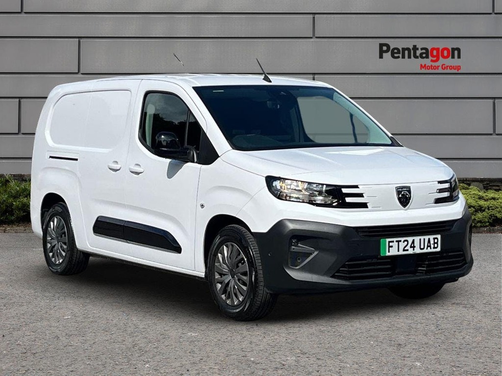 Peugeot E-Partner 750 52Kwh Asphalt Long Panel Van 6Dr White