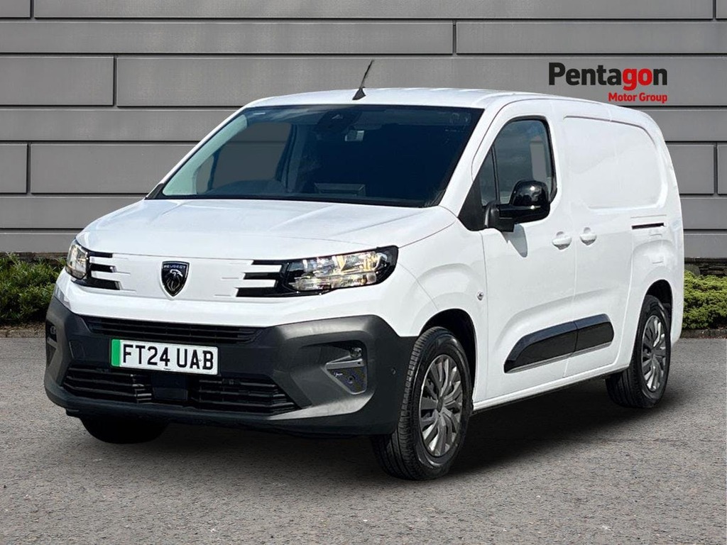 Peugeot E-Partner 750 52Kwh Asphalt Long Panel Van 6Dr FT24UAB White #3