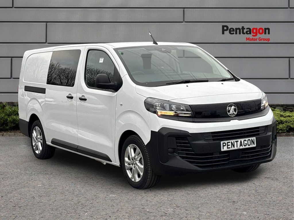 Vauxhall Vivaro 2.0 Turbo D Prime Xl Crew Van Double Cab 6Dr Diese White