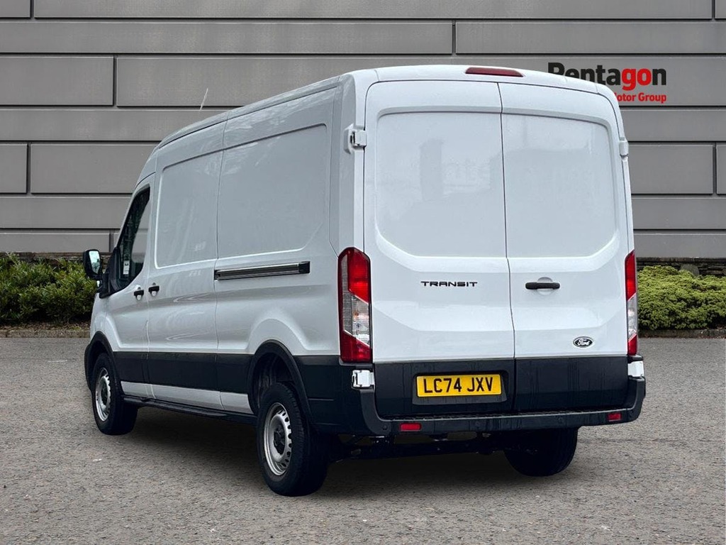 Ford Transit Custom 2.0 350 Ecoblue Leader Panel Van F LC74JXV White #2
