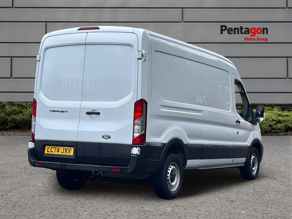 Ford Transit Custom 2.0 350 Ecoblue Leader Panel Van F LC74JXV White #4