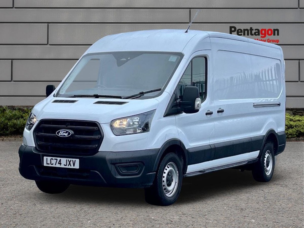Ford Transit Custom 2.0 350 Ecoblue Leader Panel Van F LC74JXV White #3