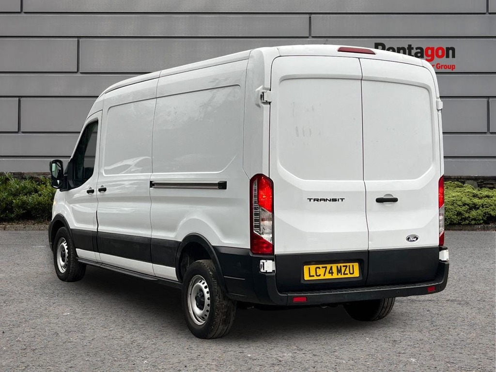 Ford Transit Custom 2.0 350 Ecoblue Leader Panel Van F LC74MZU White #2