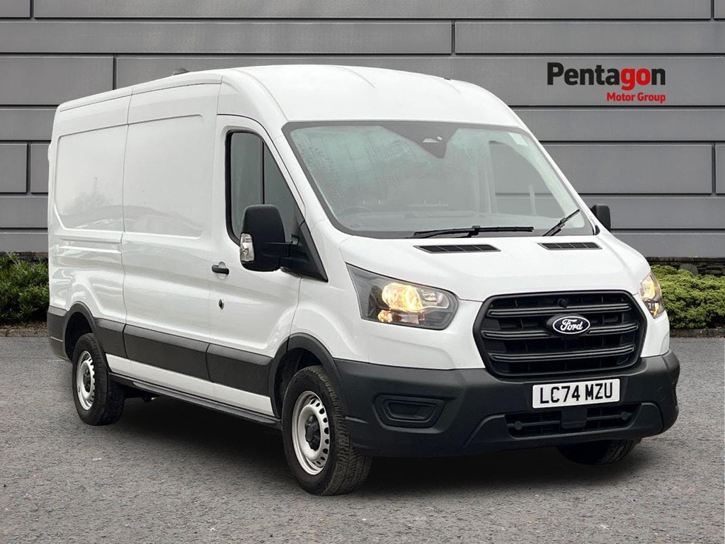Ford Transit Custom 2.0 350 Ecoblue Leader Panel Van F LC74MZU White