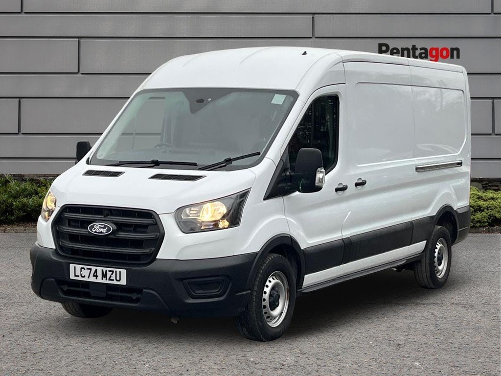 Ford Transit Custom 2.0 350 Ecoblue Leader Panel Van F LC74MZU White #3