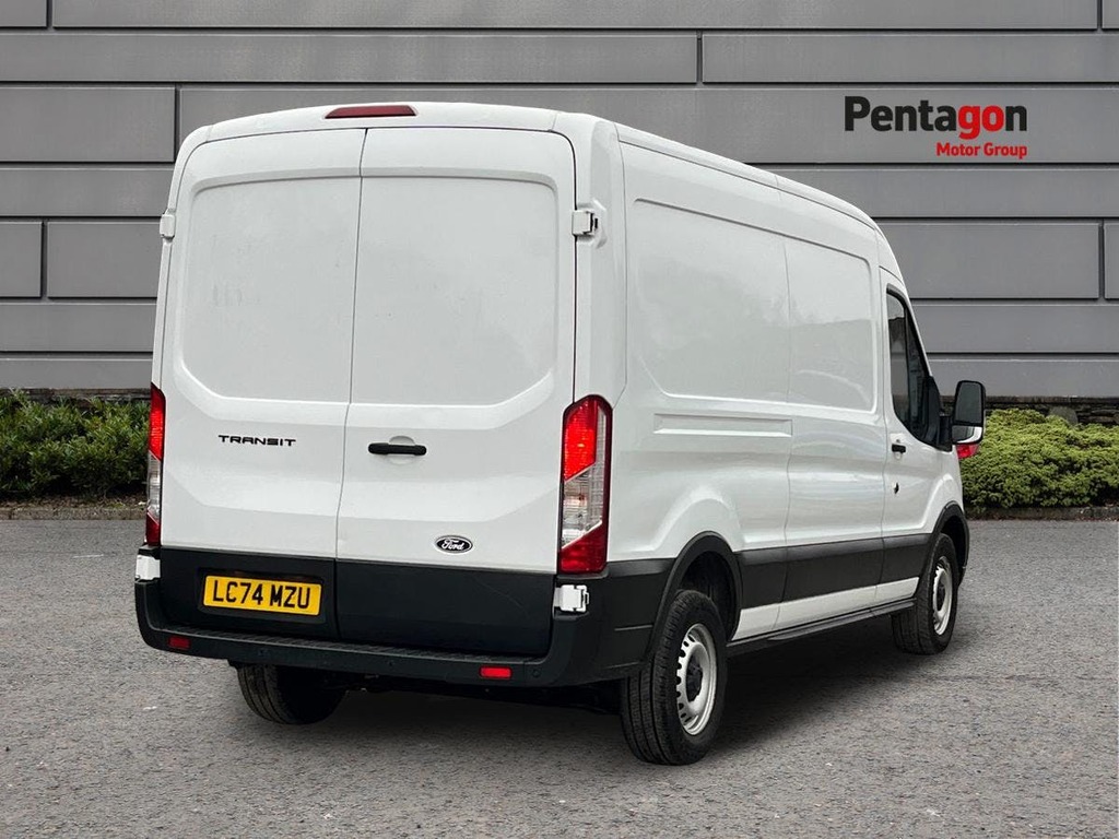 Ford Transit Custom 2.0 350 Ecoblue Leader Panel Van F LC74MZU White #4