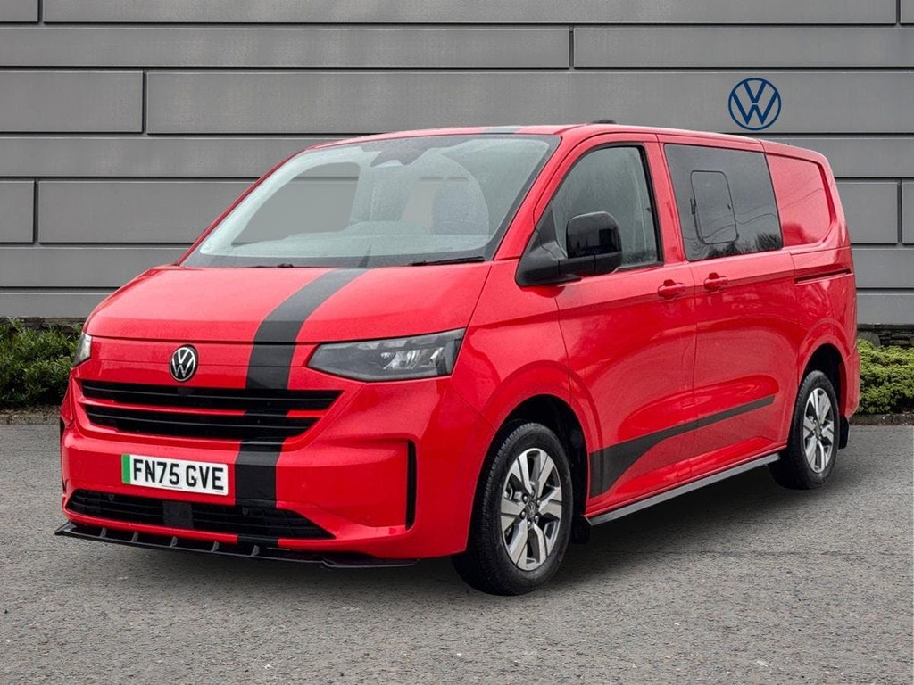 Volkswagen E-Transporter T32 65Kwh Commerce Pro Kombi Double Cab Electr FN75GVE Red #3