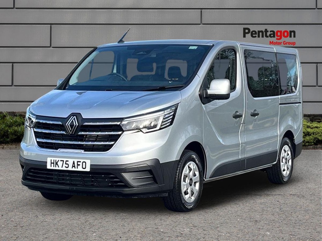Renault Trafic 2.0 Dci Sl28 Advance Minibus Double Cab HK75AFO Grey #3
