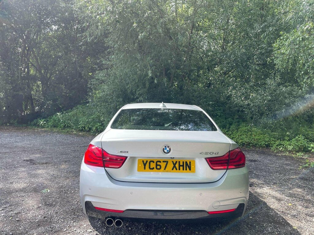 BMW 4 Series Gran Coupe Coupe 2.0 420D M Sport Xdrive Euro 6 Ss YC67XHN Silver #6