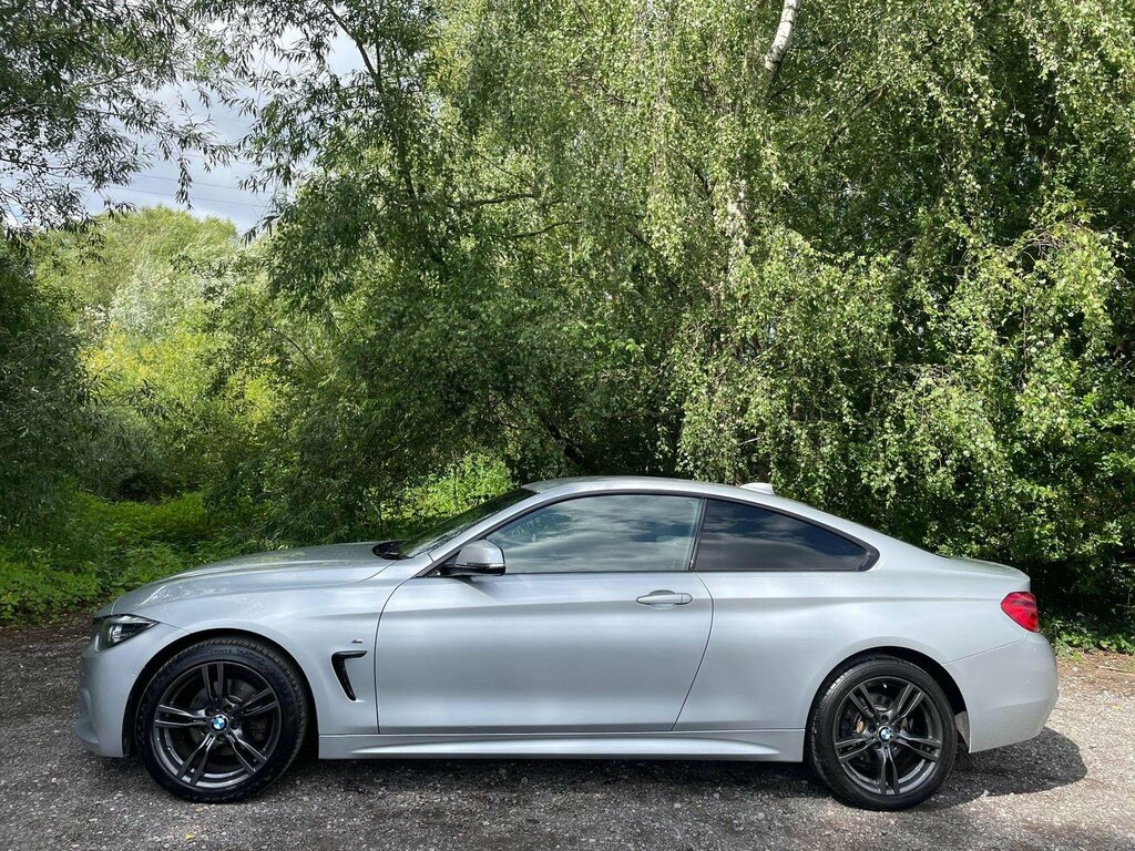 BMW 4 Series Gran Coupe Coupe 2.0 420D M Sport Xdrive Euro 6 Ss YC67XHN Silver #4