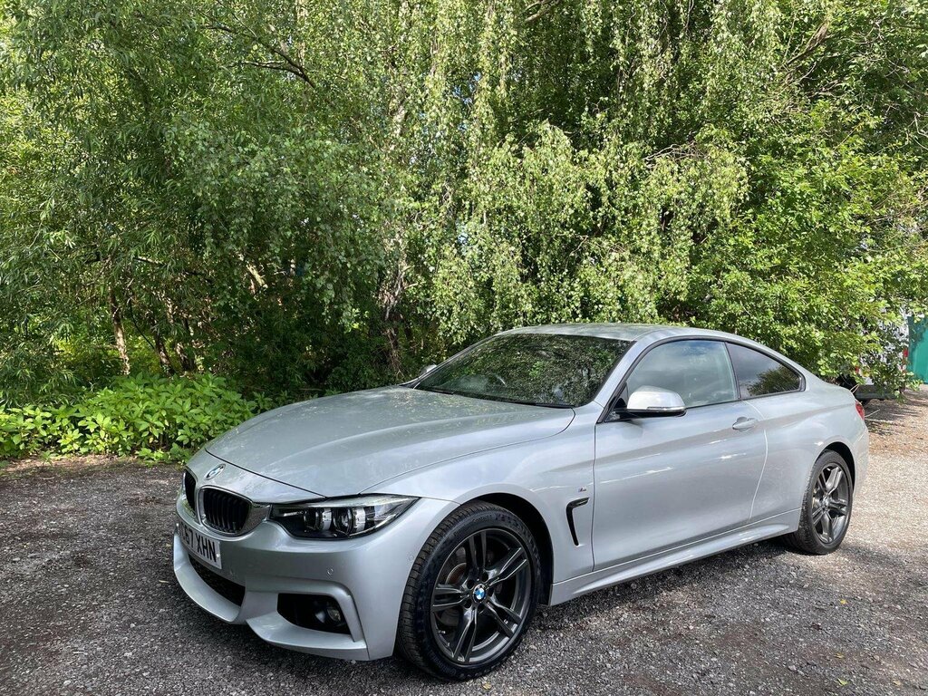 BMW 4 Series Gran Coupe Coupe 2.0 420D M Sport Xdrive Euro 6 Ss YC67XHN Silver #3