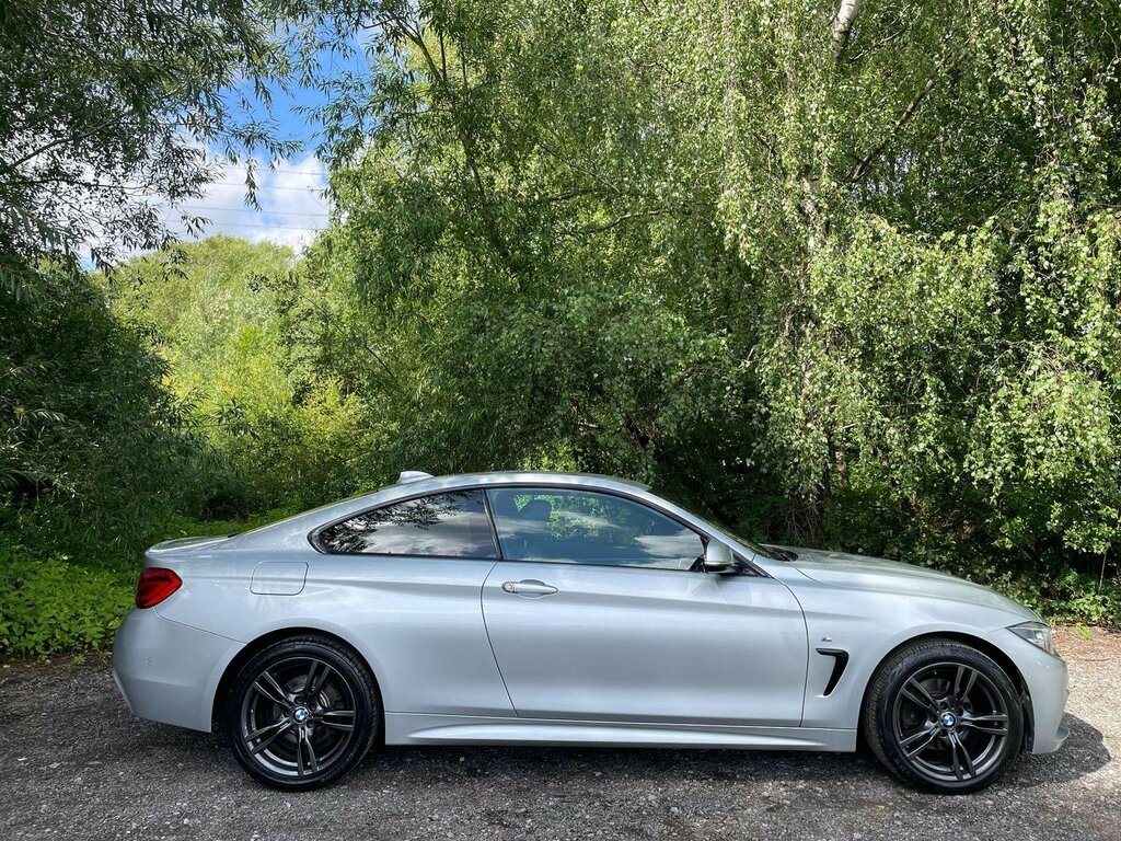 BMW 4 Series Gran Coupe Coupe 2.0 420D M Sport Xdrive Euro 6 Ss YC67XHN Silver #2