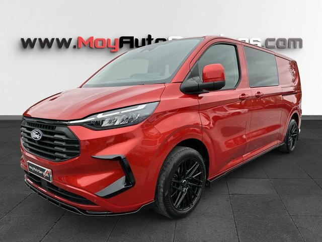 Ford Transit Custom 2024 2.0 300 Ecoblue Limited Crew Van Double Cab 5 XHZ868 Red #5