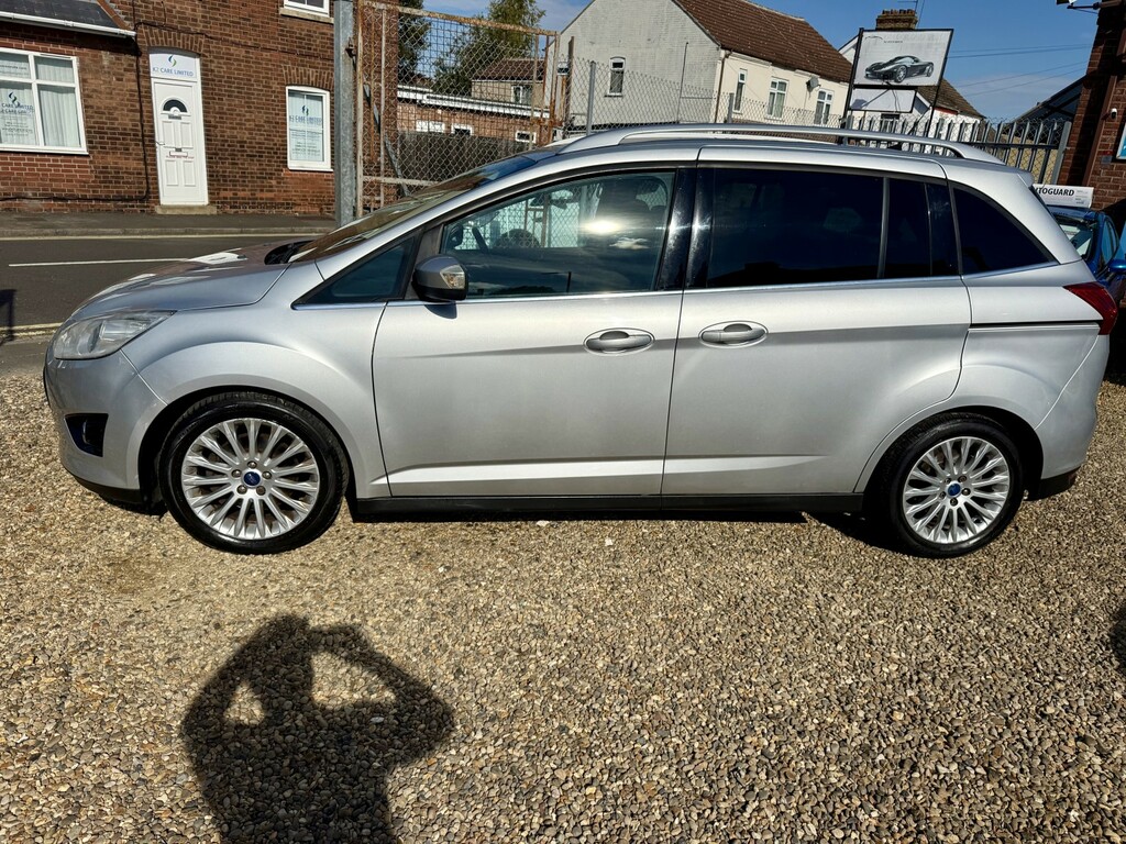 Ford Grand C-Max 1.6 Tdci Titanium 2013 SK13FZO Silver #4