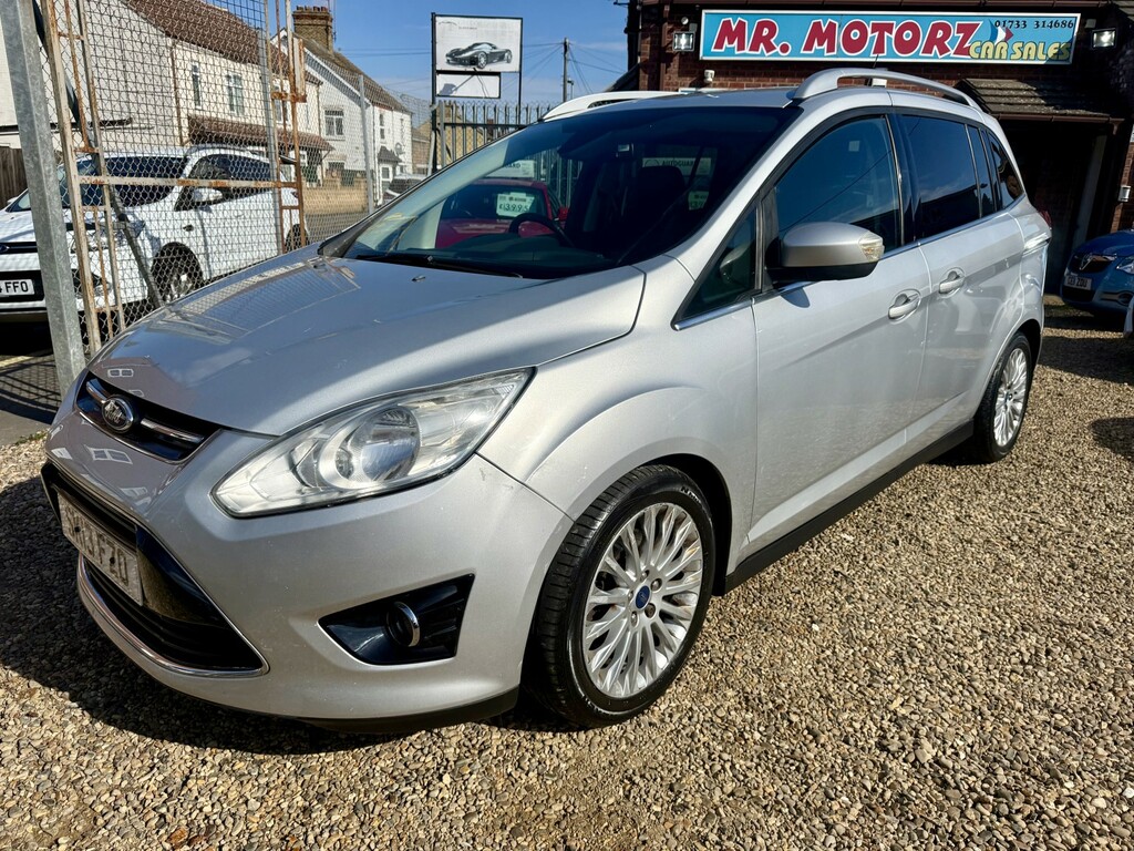 Ford Grand C-Max 1.6 Tdci Titanium 2013 SK13FZO Silver #2