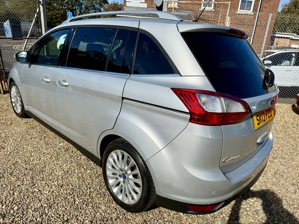 Ford Grand C-Max 1.6 Tdci Titanium 2013 SK13FZO Silver #6