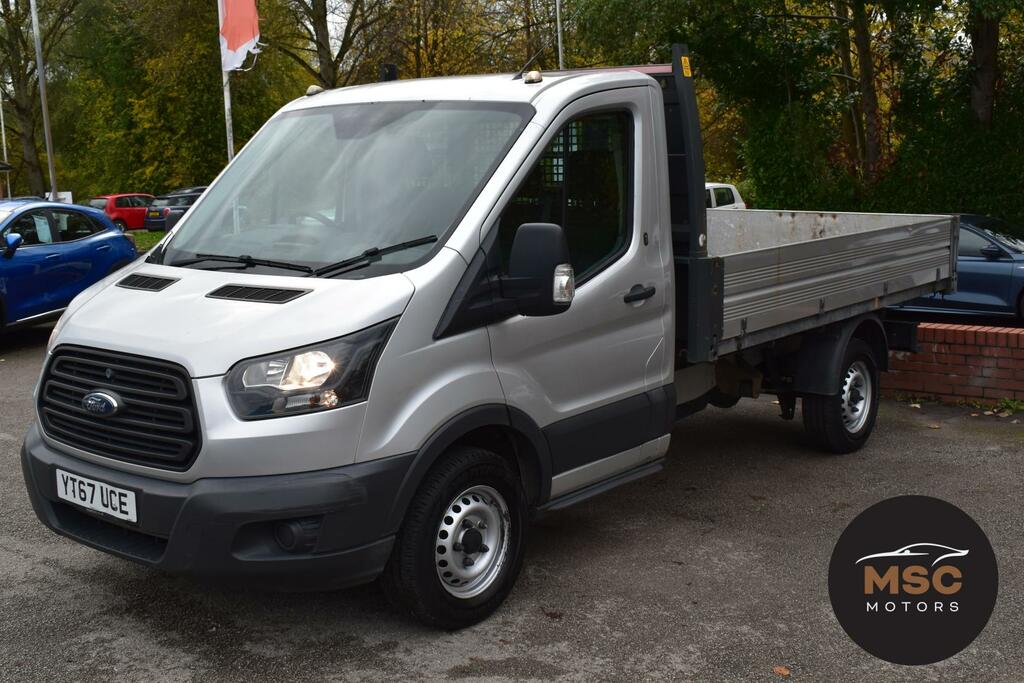 Ford Transit Custom 2.0 350 Ecoblue Chassis Cab Rwd YT67UCE Silver #5
