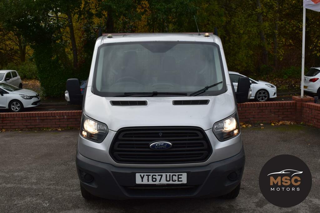 Ford Transit Custom 2.0 350 Ecoblue Chassis Cab Rwd YT67UCE Silver #3