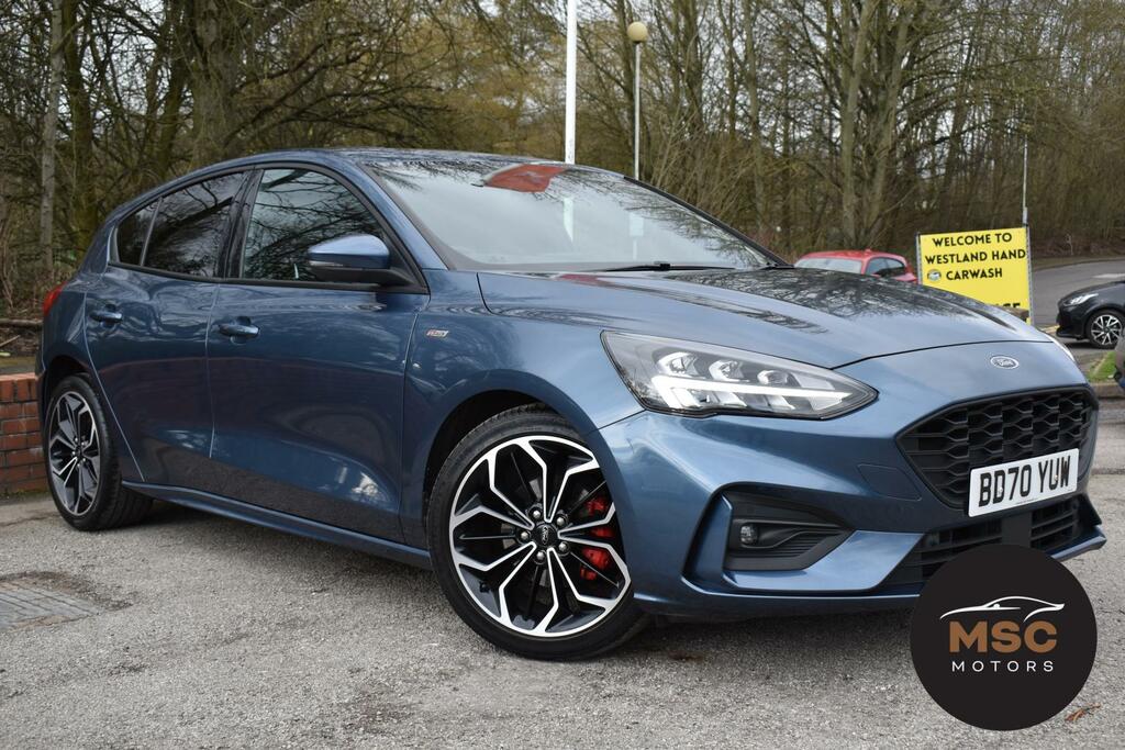 Ford Focus 1.0T Ecoboost Mhev St-line X Edition Hatchback BD70YUW Blue #2