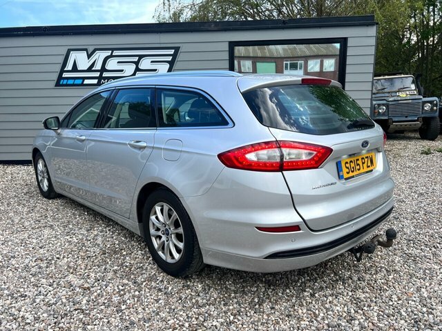 Ford Mondeo 2015 2.0 Titanium Econetic Tdci 148 Bhp SG15PZW Silver #3