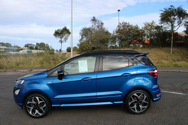 Ford Ecosport 2018 1.0Tst-line 2018,Sat Nav,diamond Cut Alloys,r Blue