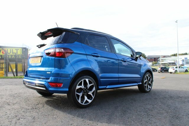 Ford Ecosport 2018 1.0Tst-line 2018,Sat Nav,diamond Cut Alloys,r SY18OCN Blue #6