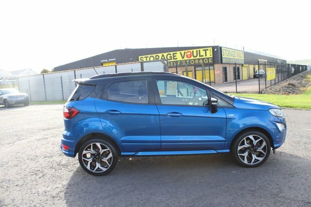 Ford Ecosport 2018 1.0Tst-line 2018,Sat Nav,diamond Cut Alloys,r SY18OCN Blue #4