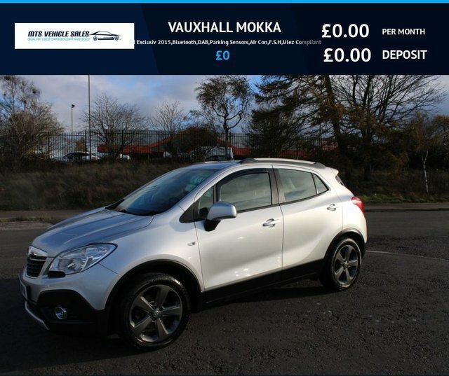 Vauxhall Mokka 2015 1.6I Exclusiv 2015,Bluetooth,dab,parking Sens Silver