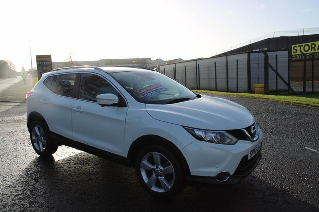 Nissan Qashqai 2016 1.5 Dci N-connecta 2016,Glass Roof,sat Nav,18 SP66ULZ White #3