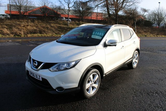 Nissan Qashqai 2016 1.5 Dci N-connecta 2016,Glass Roof,sat Nav,18 SP66ULZ White #5