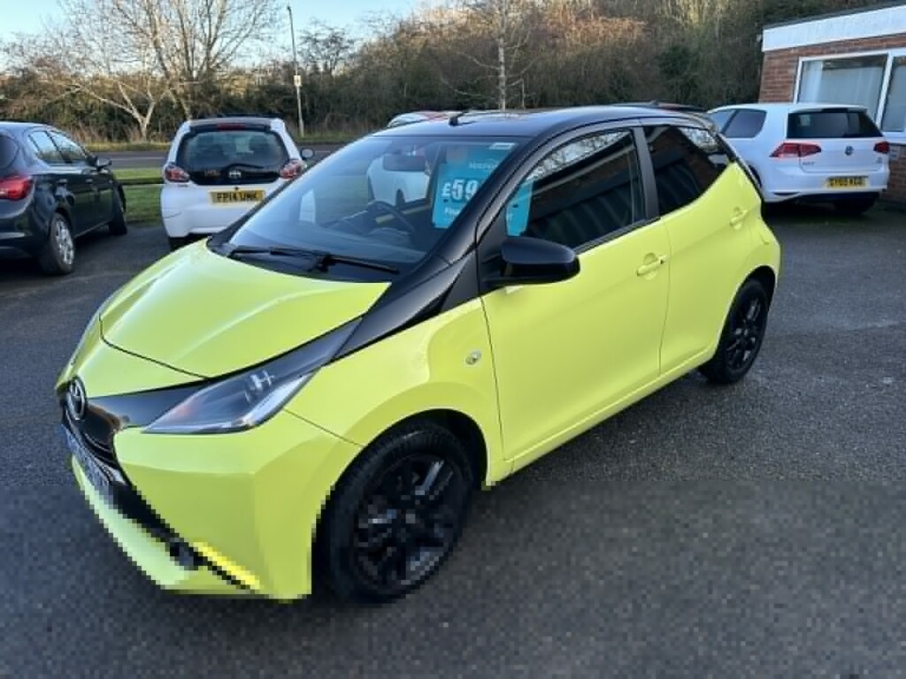 Toyota Aygo 1.0 Vvt-i X-cite 3 Yellow Bi-tone FL66UKB Yellow #3