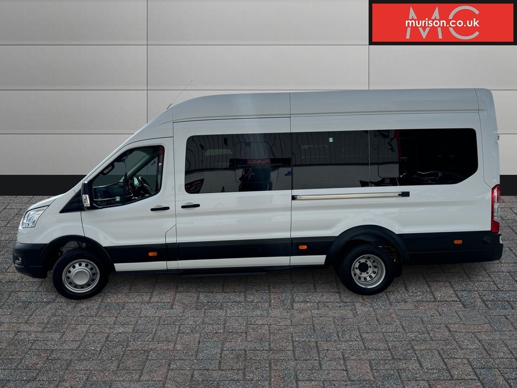 Ford Transit Custom 460 Trend Ecoblue L4 17 Seater CU69ZHE White #4