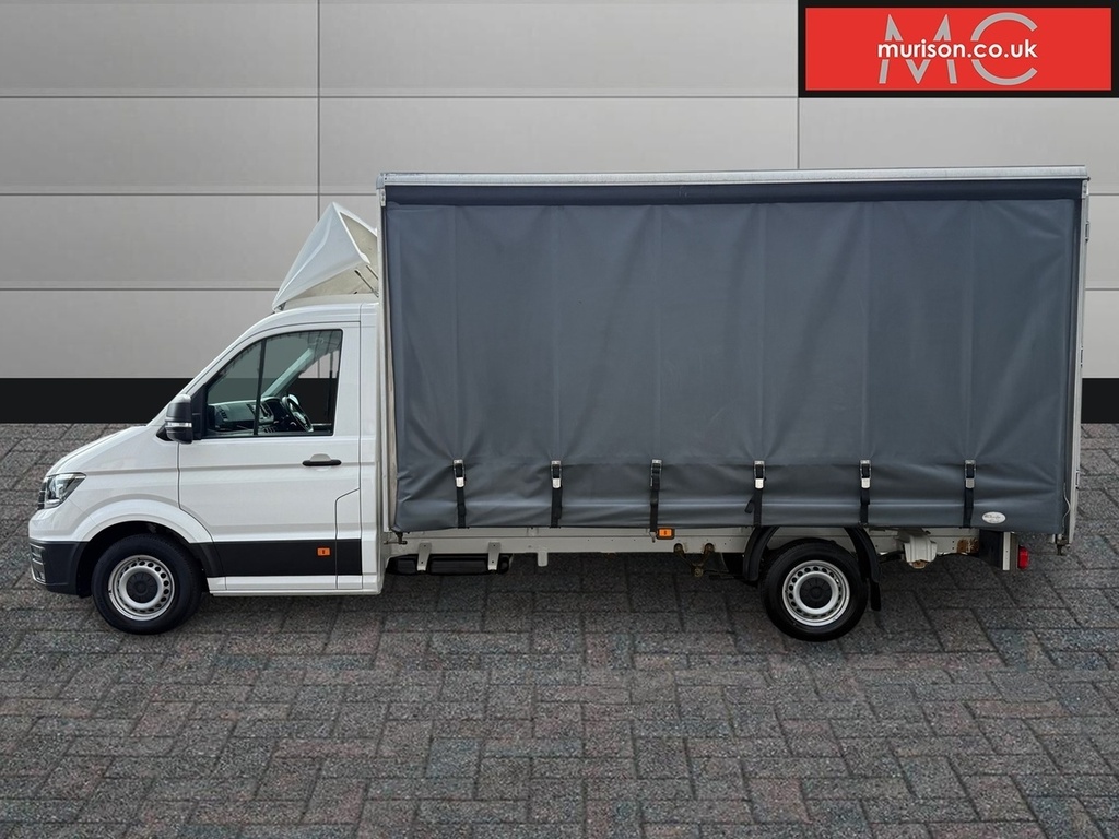 Volkswagen Crafter Cr35 Startline Tdi Curtainsided White #4